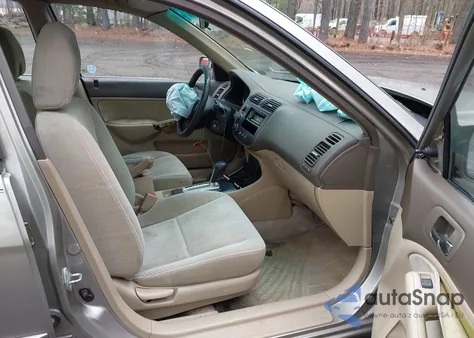 2003 Honda Civic Ex z USA, uszkodzony, nr VIN 1HGES26783L008920